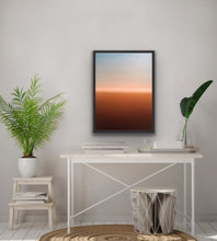 Load image into Gallery viewer, Studio Brambilla Aware Winning Toronto Artist: Home Decor: I love how different colours when used together can evoke how musical harmonies would look if they were visible. Here I have used brown earth tones with light blues for the sky, separated by pure white blending into both colours. Stare at this painting for a moment and you will see and hear the serenity of the harmonics.