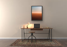 Load image into Gallery viewer, Studio Brambilla Aware Winning Toronto Artist: Home Decor: I love how different colours when used together can evoke how musical harmonies would look if they were visible. Here I have used brown earth tones with light blues for the sky, separated by pure white blending into both colours. Stare at this painting for a moment and you will see and hear the serenity of the harmonics.