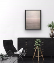 Load image into Gallery viewer, Have you ever noticed how there are days when the sky and the sea are almost the same colour? I wanted to depict that phenomenon with this painting. This is the ultimate serene and tranquil image, perfect for any room of your home to bring peace and quiet to your daily life. If you look closely at the waves you'll notice that they look three dimensional as you get lost in the atmospheric quality of the work. Studio Brambilla Aware Winning Toronto Artist: Home Decor: