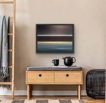 Load image into Gallery viewer, Studio Brambilla Aware Winning Toronto Artist: Home Decor:I often look up at the sky and wonder where the earth's atmosphere ends and the space of the universe begins. Its a different horizon line. The spot between "here" and "there" wherever "there" may be. I tried to depict this feeling by creating a surreal look at the night sky. Join me in my journey to between here and there!