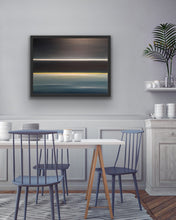 Load image into Gallery viewer, Studio Brambilla Aware Winning Toronto Artist: Home Decor:I often look up at the sky and wonder where the earth's atmosphere ends and the space of the universe begins. Its a different horizon line. The spot between "here" and "there" wherever "there" may be. I tried to depict this feeling by creating a surreal look at the night sky. Join me in my journey to between here and there!