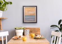 Load image into Gallery viewer, Studio Brambilla Aware Winning Toronto Artist: Home Decor: It's a hot day and the shimmering golden sky welcomes you to take a dip into the refreshing blue water. A peaceful image that will fit in virtually any décor regardless of wall colour.