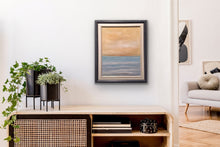 Load image into Gallery viewer, Studio Brambilla Aware Winning Toronto Artist: Home Decor: It's a hot day and the shimmering golden sky welcomes you to take a dip into the refreshing blue water. A peaceful image that will fit in virtually any décor regardless of wall colour.