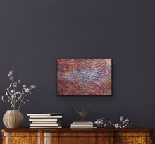 Load image into Gallery viewer, Studio Brambilla Aware Winning Toronto Artist: Home Decor: From my Topography Series. Here we are looking down on some very interesting terrain that reminds me of a tapestry...thus the title. There are so many interlocking colours in this work that it looks like threads. A really unique piece.