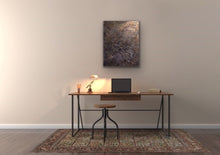 Load image into Gallery viewer, Studio Brambilla Aware Winning Toronto Artist: Home Decor: From my Topography Series. Imagine flying over the Hawaiian Islands and looking down on the lava flows. That's the inspiration for this work. It is a beautifully understated piece that fits well in any décor.