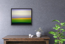 Load image into Gallery viewer, Studio Brambilla Aware Winning Toronto Artist: Home Decor: The world is a field of colours. Here we have the beginnings of a serene sunset casting a beautiful lavender glow in the sky which is softened by some lazy hazy clouds. If you squint you eyes a bit you can feel like you are standing in a grassy field being surrounded by this atmospheric work.