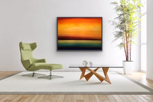 Load image into Gallery viewer, Studio Brambilla Aware Winning Toronto Artist: Home Decor: How did our prehistoric ancestors see their world? For them the horizon was their TV set. The colours of the sky and water were constantly changing and they knew not why. I try to evoke how they felt while looking at these spectacles. Minimalist, atmospheric, ethereal and surrealistic.