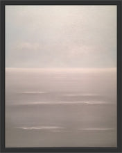 Load image into Gallery viewer, Studio Brambilla Aware Winning Toronto Artist: Home Decor: Have you ever noticed how there are days when the sky and the sea are almost the same colour? I wanted to depict that phenomenon with this painting. This is the ultimate serene and tranquil image, perfect for any room of your home to bring peace and quiet to your daily life. If you look closely at the waves you&#39;ll notice that they look three dimensional as you get lost in the atmospheric quality of the work.
