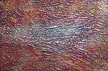 Load image into Gallery viewer, Studio Brambilla Aware Winning Toronto Artist: Home Decor: From my Topography Series. Here we are looking down on some very interesting terrain that reminds me of a tapestry...thus the title. There are so many interlocking colours in this work that it looks like threads. A really unique piece.
