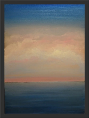 Studio Brambilla Aware Winning Toronto Artist: Home Decor: It's one of those days when the sky and water are the same colour as they envelope soft white and pink clouds. You can almost hear the song 