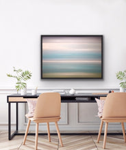 Load image into Gallery viewer, Studio Brambilla Aware Winning Toronto Artist: Home Decor: This peaceful and tranquil  colour field painting is sold but available for commission. See the How to Commission a Painting tab.   30&quot;x40&quot; Oil on Canvas with black floating frame.
